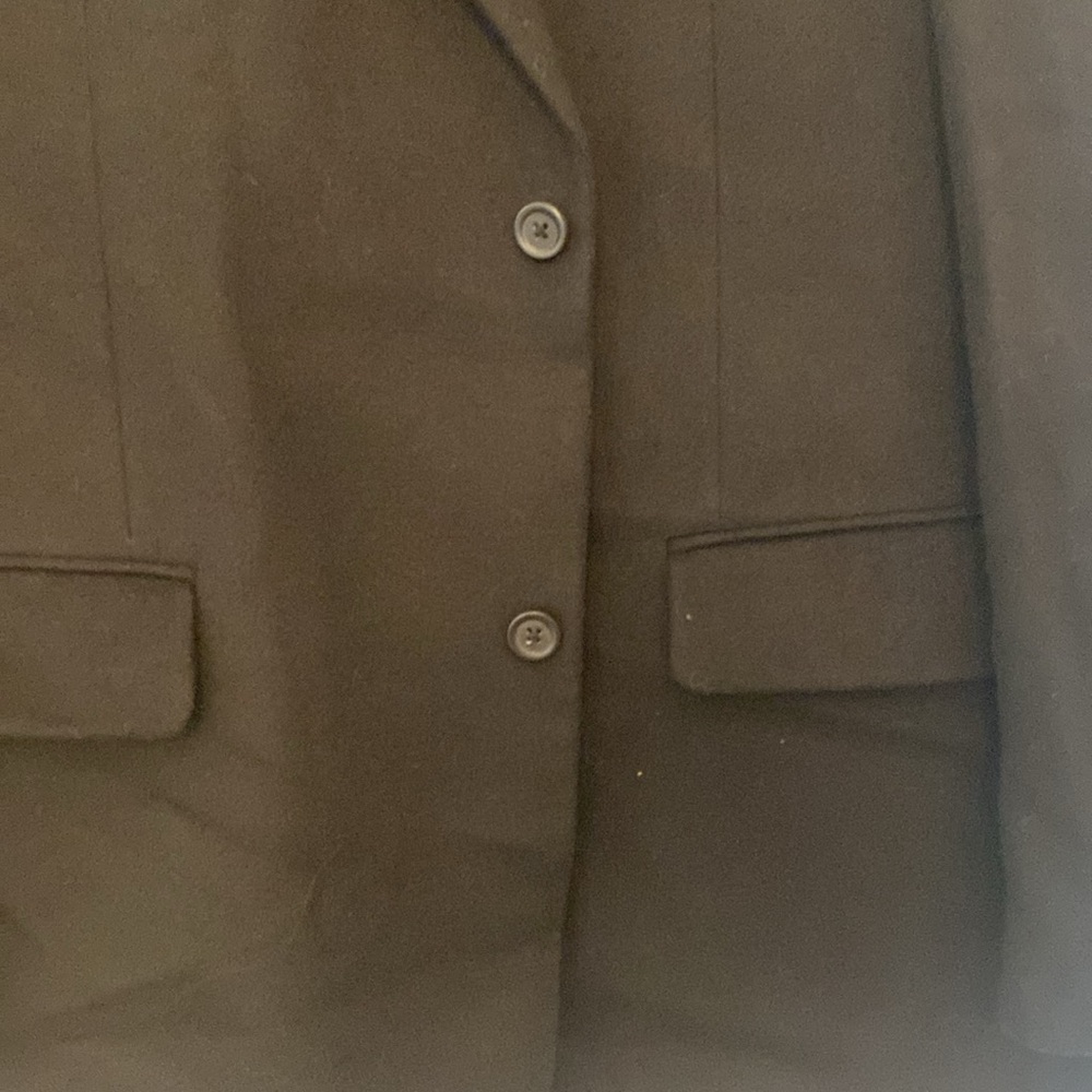 Club Room by Macy’s wool blend black blazer - Picture 2 of 4